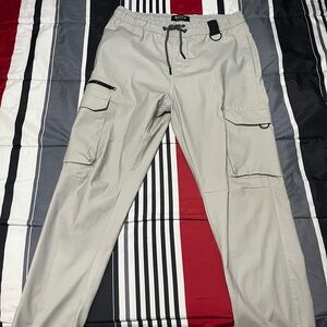 Men's Gray Cargo Pants